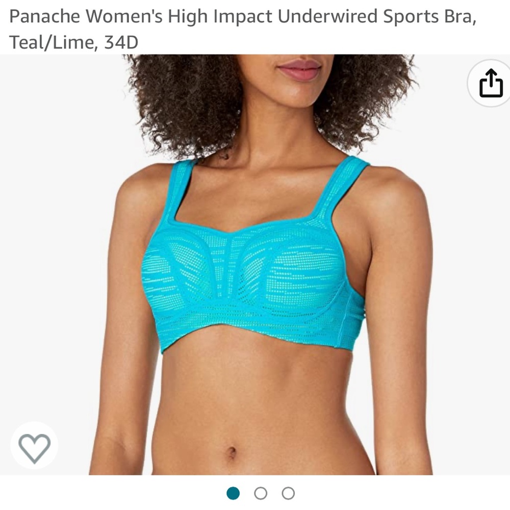 Panache women’s underwire sports bra 34D